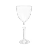 thumbnail of MONOUSO - Mehrweg Weinglas aus PS Fuß Klar 300ml 2-teilig (200 Stück)