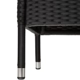 thumbnail of tectake Wicker tuinbank met tafel - zwart/beige - 404557