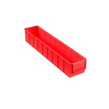 thumbnail of PROREGAL 10x Rote Industriebox 500 S | HxBxT 8,1x9,1x50cm | 2,8 Liter | Sichtlagerkasten, Sortimentskasten, Sortimentsbox, Kleinteilebox