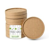 thumbnail of greenbox - Karton-Deckel Ø 92 mm, braun, rund (f. Papp-Eisbecher), 1000 St.