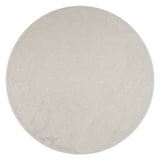 thumbnail of Waschbarer Teppich waschmaschinenwaschbar Unifarben Küche, Flur schmutzabweisend Creme Rund 160D | 100% Polypropylen | Florhöhe: 8 mm | nicht waschbar