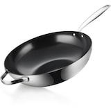 thumbnail of BE living Wok Pan RVS - Ø 32 cm - Keramisch - Inductie - PFAS Vrij Anti Aanbak - Bakpan - Essential Series