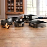 thumbnail of Quid Sweet Grey Abnehmbare quadratische Form aus lackiertem Stahl 28cm Schwarz