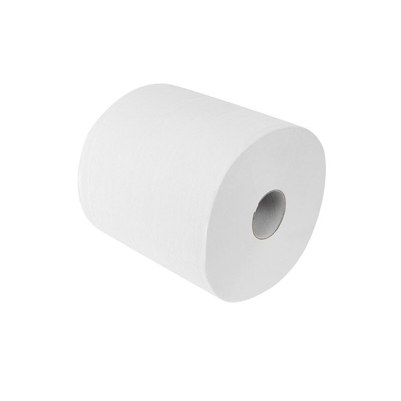 6x Putzrollen 2-lagig 20 cm breit Hochweiß (6er Hülse)