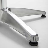 thumbnail of Mesa de bar redonda de aluminio gris