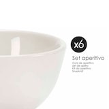 thumbnail of San Ignacio VESSIA - Set de 6 Cuencos de porcelana Aperitivo 150ml