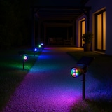 thumbnail of Lumisky faretti solari SPIKY RGB 200LM Plastica Nero