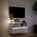 thumbnail of vidaXL TV-Wandschrank mit LED-Beleuchtung Weiß 80x31x45 cm