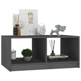 thumbnail of vidaXL Couchtisch Grau 75x50x33,5 cm Massivholz Kiefer