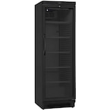thumbnail of Nevera expositora vertical profesional negra 358 litros con puerta de cristal para hostelería. Frigorífico expositor refrigerado para bebidas.