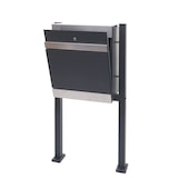 thumbnail of Pakketdoos met standaard HWC-K41, pakketdoos, pakketstation, standaard brievenbus, metaal ~ roestvrij staal gegalvaniseerd antraciet