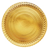thumbnail of MONOUSO - Prato de Cartão Redondo Dourado 30 cm (5 Uds)