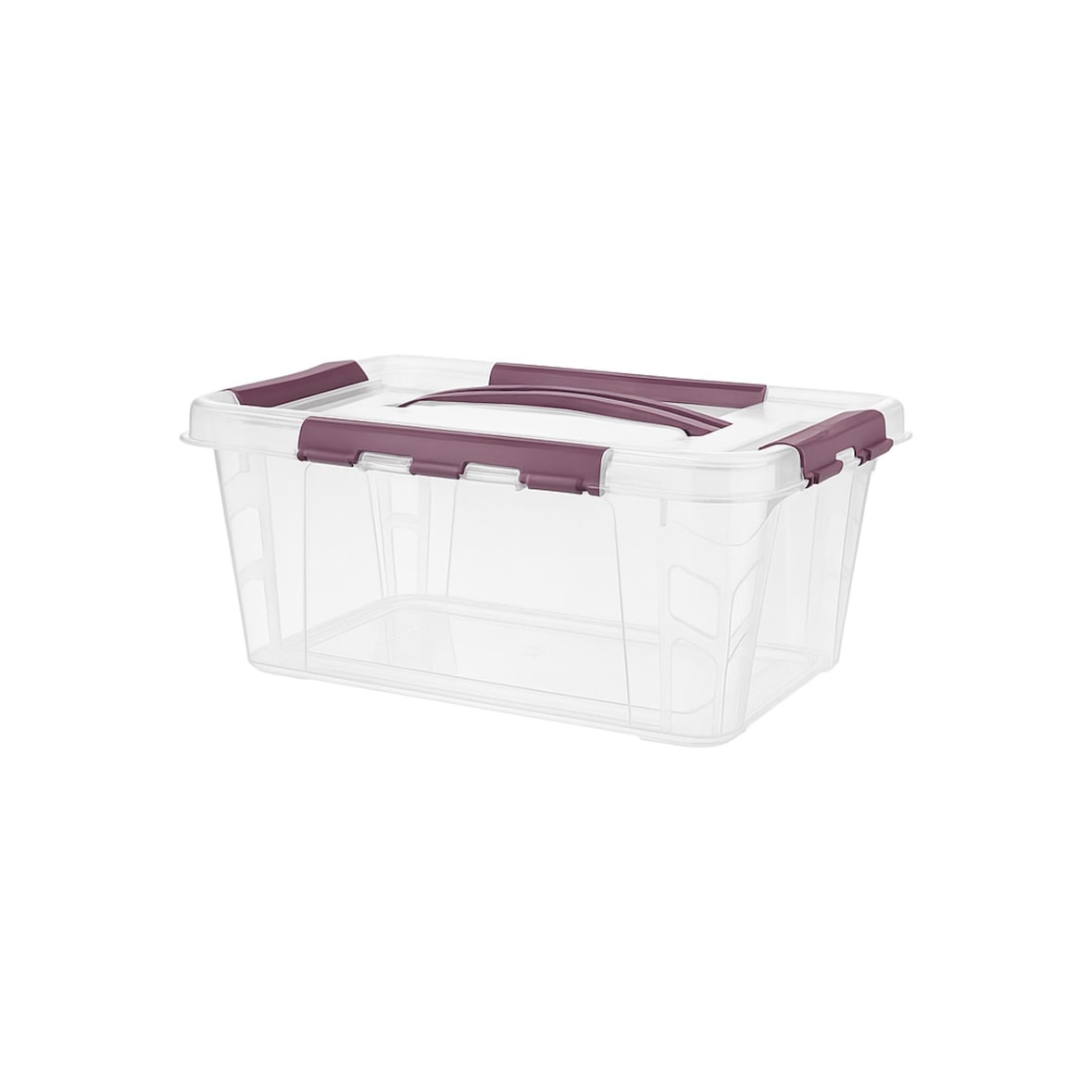 Keeeper - Aufbewahrungsbox 4,2L, Deckel mit Griff, 29x19x12,4cm, Hubert in Grau
