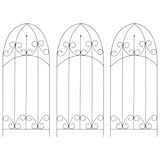 thumbnail of vidaXL Trellis 3 st. zwart 40x100 cm ijzer : Model - V1