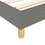 thumbnail of Décoshop26 - Sommier à lattes sur pieds cadre de lit 140x190 cm tissu gris foncé TDL0207139