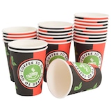 thumbnail of DELUKE® Coffee To Go Pappbecher 1000 Stück - 300ml Einwegbecher Kaffeebecher To Go Getränkebecher Pappe Becher Einweg Teebecher Partybecher