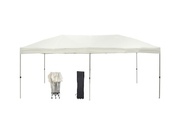 METRO PROFESSIONAL Gastro paviljoen Thagpi, staal/polyester, 3 x 6 m, waterafstotend, wit