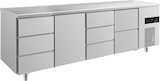 thumbnail of Gastro Kühltisch 1 Tür 8 Schubladen Umluftkühlung 2330x700x850mm -2/+8°C 632L ISO50mm Edelstahl