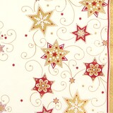 thumbnail of Home Fashion, Stars & Swirls gold, Cocktail-Servietten aufgefaltetes Maß 25 cm x 25 cm, im Viertelfalz, 20 Stück pro Pack