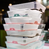 thumbnail of Keeeper - Mini Antislipmand 26,5x20x7 cm DIN A5 Transparant/Blauw - Collectie Jonas