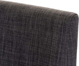 thumbnail of CHEFGASTRO Barhocker MANHATTAN Schwarz Stoff HxBxT 86x42x44cm Stoff Dunkelgrau Barstuhl