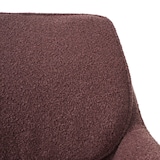 thumbnail of Set van 6 eetkamerstoelen HWC-N74, keukenstoel, draaibaar met terugloop, bouclé stof (540g/m²) Oeko-Tex ~ lichtbruin