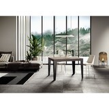 thumbnail of Ausziehbarer Tisch 90x160/264 cm Flame Evolution Gestell Walnuss Anthrazit