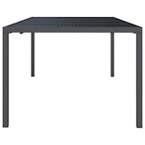 thumbnail of vidaXL Gartentisch Anthrazit 200x100x72 cm Stahl