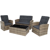 thumbnail of tectake Salottino in rattan Bari - naturale - 404305