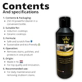 thumbnail of Induction Kings® 4-IN-1 Induktionskochfeldreiniger – 250 ml – Schützt vor Kratzern, entfernt hartnäckige Flecken, poliert und pflegt – Made in NL