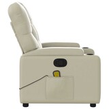 thumbnail of vidaXL Massagesessel Creme Kunstleder