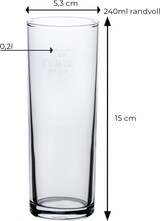 thumbnail of Luxentu Kölschglas Bierglas Kölner Stange 0,2l mit Eichung - Legende seit 80 Jahren