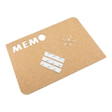 thumbnail of Securit® Quadro de cortiça de parede - Silhueta Memo - Alfinetes e fita dupla face incluídos para fixação