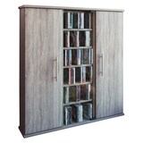 thumbnail of Santo Regal 1 Glastüren und 2 Holztüren 12 Fächer Sonoma-Eiche dekor.