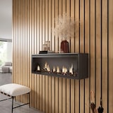 thumbnail of Elektrische haard LED , Decoratief, Geen Warmte, 107x25x38cm, Woonkamer, Eetkamer, Elektrische haard, Moderne stijl, Zwart _ 77_2