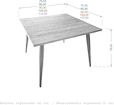 thumbnail of Ócrea Quadratischer Tisch aus massiver Eiche | 4-Fuß-Tisch