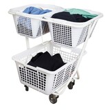 thumbnail of GILAC Corbeille à linge - 60 L - Blanc G611021