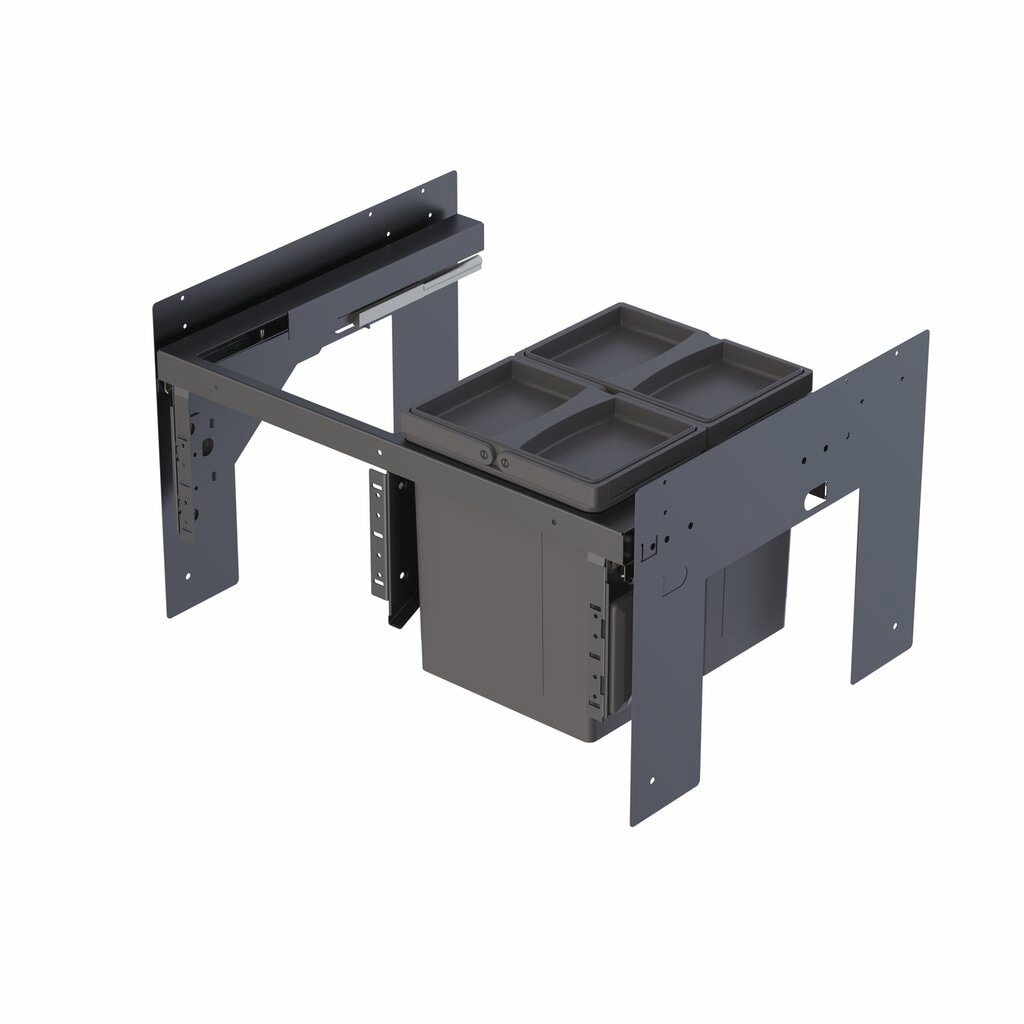 Naber WESCO® Pullboy Soft Fusion 320 K/600-2 , Abfallsammelsystem, anthrazit