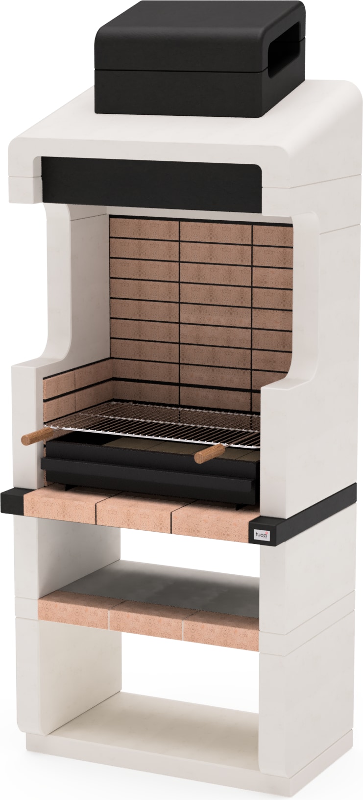 Barbacoa Durango plus con brasero, ideal para 8 comensales