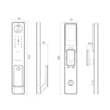 thumbnail of Serrure Connectée Sécurité Maximale Reconnaissance Faciale 3D et Empreintes YONIS