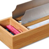 thumbnail of KESPER Folienspender für die Schublade, 3 Fächer, Bambus FSC