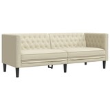 thumbnail of vidaXL 3-tlg. Chesterfield-Sofa-Set Creme Kunstleder