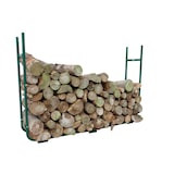 thumbnail of Rangement pour bûches de bois de chauffage, taille ajustable, 30 x 220 x 105cm, robuste, vert