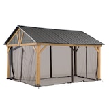 thumbnail of Netz für Zedernholz Gazebo 336cm x 400cm