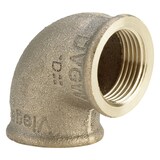 thumbnail of Viega Winkel Rotguss 90 Grad IG 1/2"