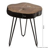 thumbnail of Massivholz Sheesham Beistelltisch BAGLI 35 x 35 cm Wohnzimmertisch Massiv Anstelltisch Holztisch Echtholz