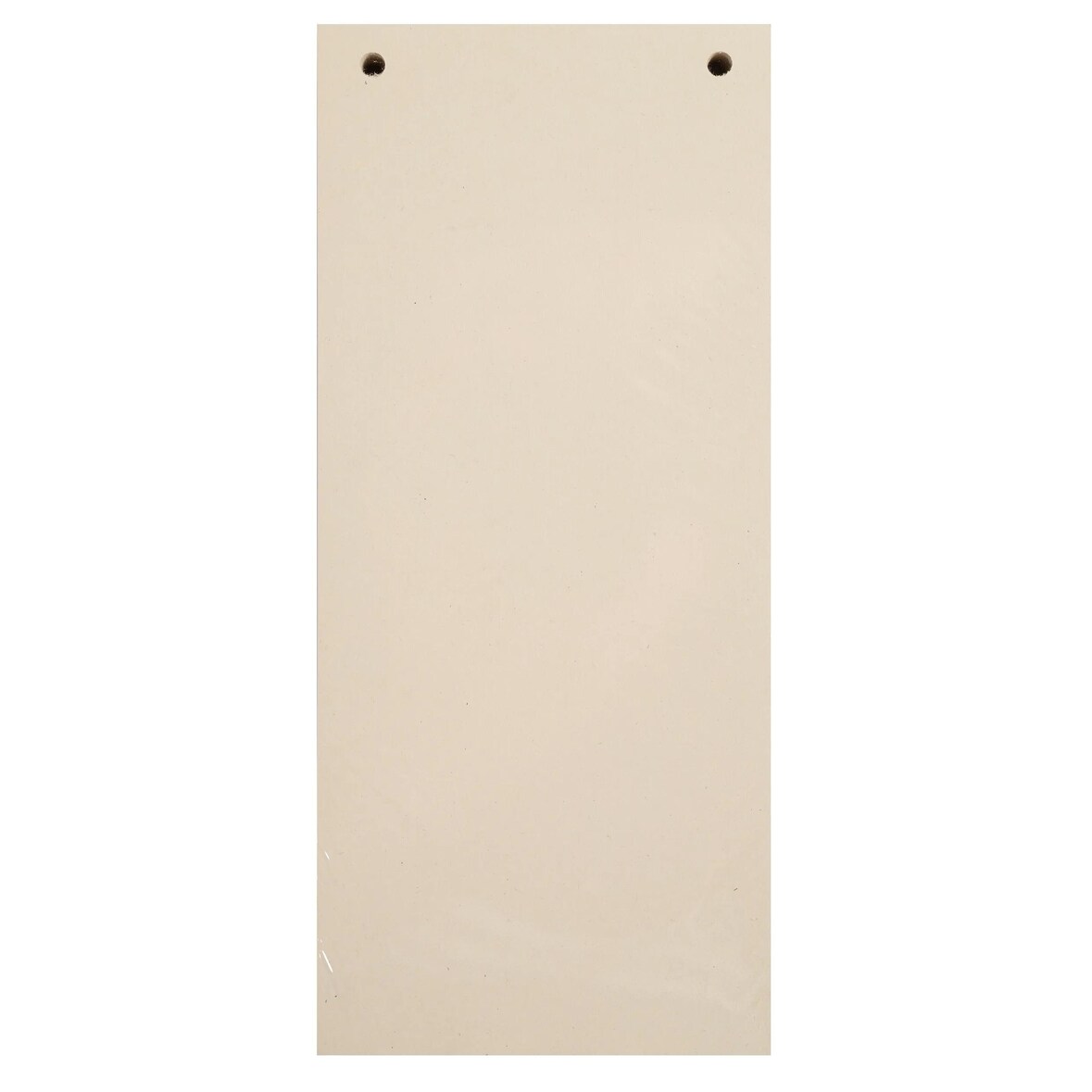 Exacompta - Réf. 13475B - Carton de 12 Paquets de 100 fiches intercalaires horizontales unies perforées Forever sous film 105 x 240 mm bulle