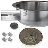 thumbnail of Edelstahl Einbauspüle `Ronda 1` Küchenspüle Waschbecken Rundbecken Rundspüle Spüle rund