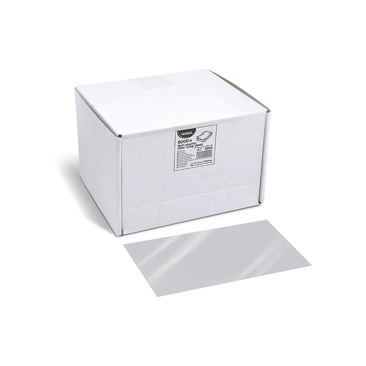 VEPATIM 8000 Zuschnitte PP transparent klar 120 x 180mm (1/32 Bogen) Spenderkarton