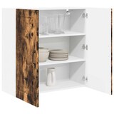 thumbnail of vidaXL Küchenwandschrank mit Regal Geräucherte Eiche 80 x 31 x 80 cm